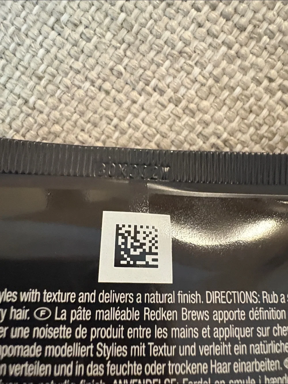 Brand New Redken Brews Work Hard Molding Paste - Black Tubes